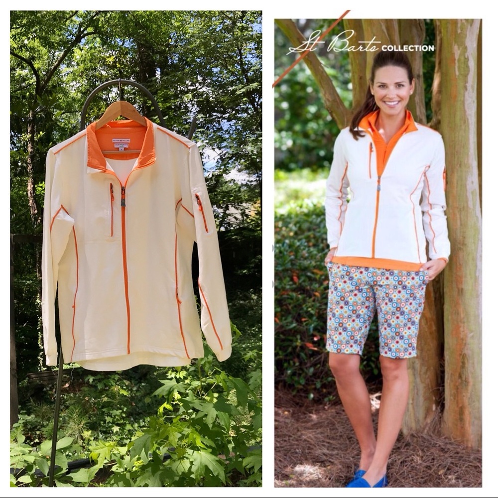 Peter Millar Devan Element Wind Performance Zip-U… - image 1